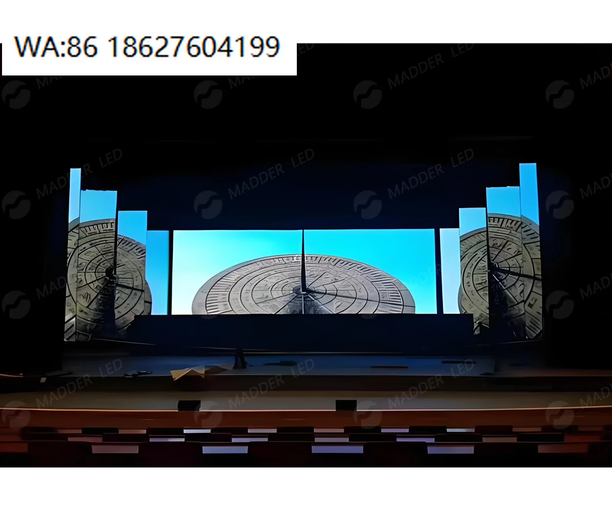 

LED Display Screen For Rental DJ Booth Stage Background Indoor Outdoor Advertising Panel