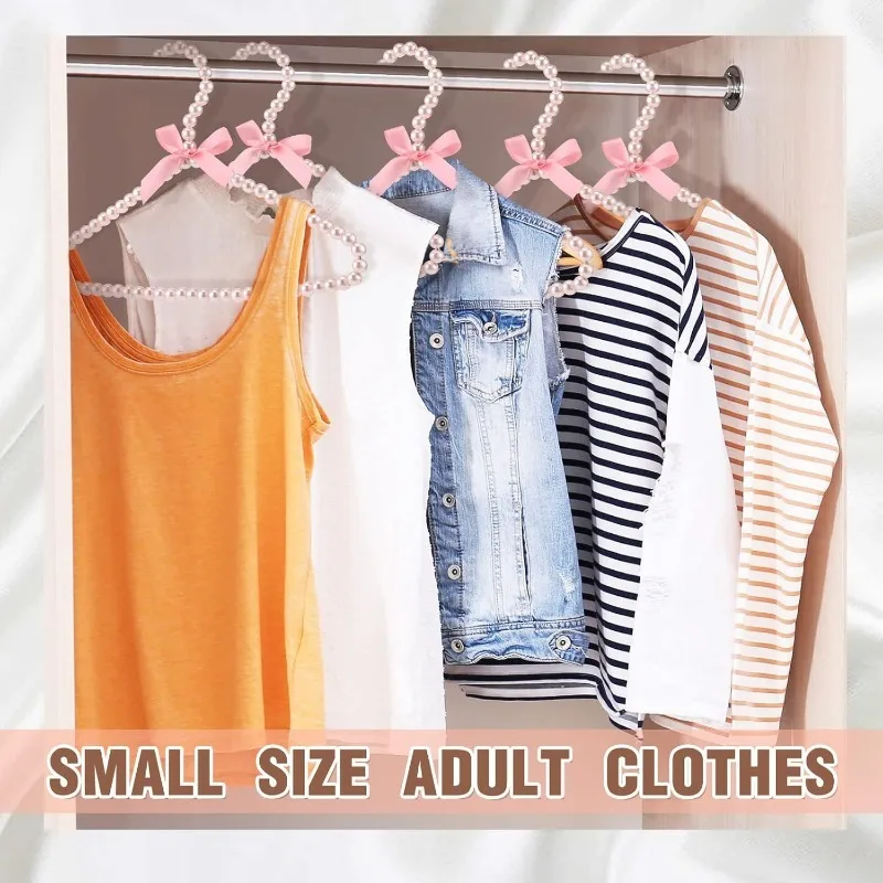 

1PCS Pearl Hangers Circle Shape Coat Hanger Multifunctional Scarf Belt Tie Clothes Display Slots Holder Organizer Space Saving