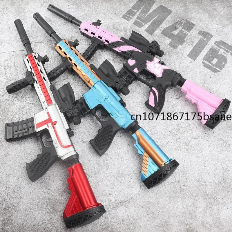 Toy Gun Small Size AWM 98K M416 Sniper Assault Pink Blaster Model Shooting Launcher Toy For Kids Boys CS Shooting Game