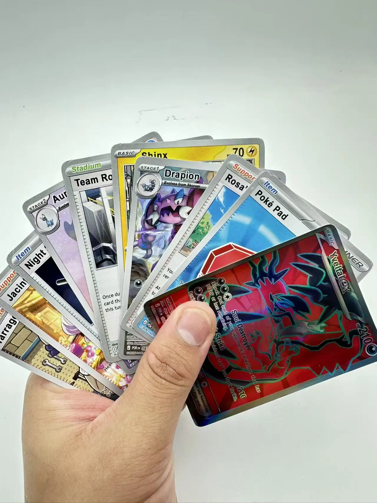 Poke Card 10/20 Pcs Prismatic 151 Evolutions English Booster Battle Poke Cards Battle Game Carte Trading Collection Cards