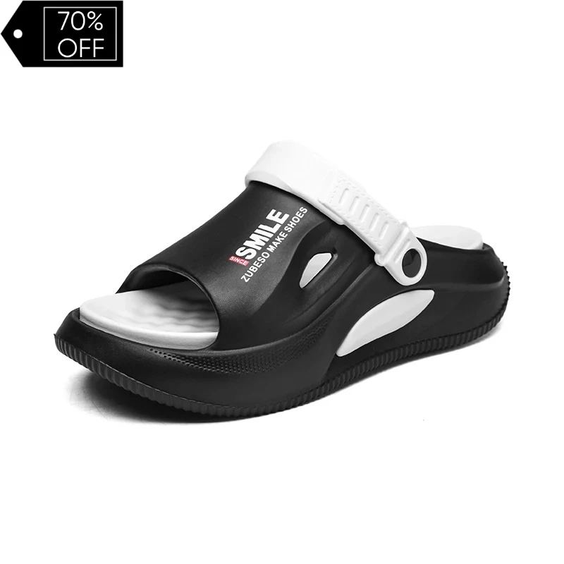 

Мягкие толстые сабо для мужчин и женщин, повседневная обувь, домашние тапочки, модные новые мужские тапочки, уличные сандалии, пляжные удобные шлепанцы