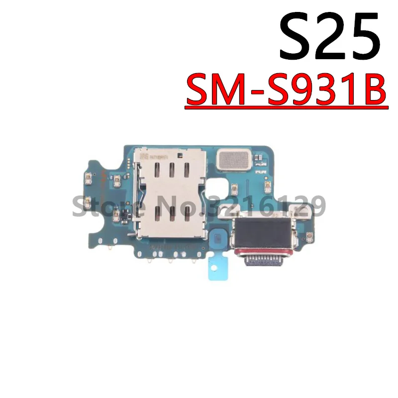 New For Samsung S25Ultra S938B S25 S931B S25+ S936B S936U USB Charging Connector Board Port Dock Flex Cable With Microphone