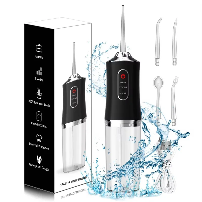 Foreign Trade Electric Dental Irrigator Portable Home-Use Water Flosser Oral Teeth Cleaning Device