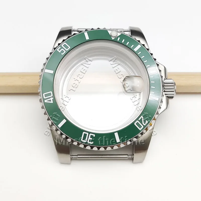 Stainless Steel Watch Case Suitable for Japanese NH35/NH36 Movement with Transparent Bottom Cover