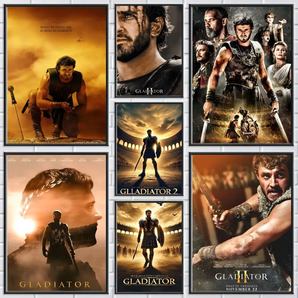 Classic Movie G-GladiatorS Painting Calligraphy Poster Canvas Painting Print Art Coffee House Bar Room Decor
