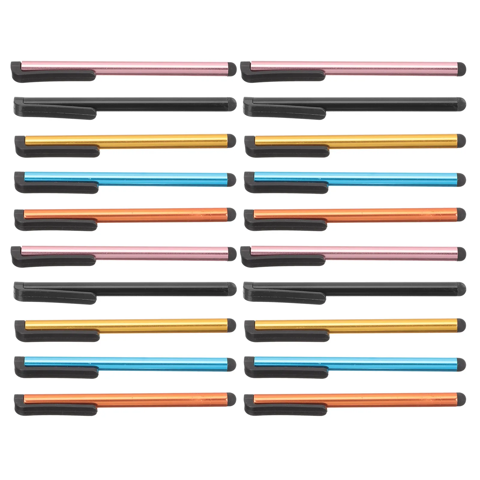 

20pcs Capacitive Stylus Pens Sensitive Touch Delicate Universal Phone Tablet Screen Pen Portable Creative Writing Gift