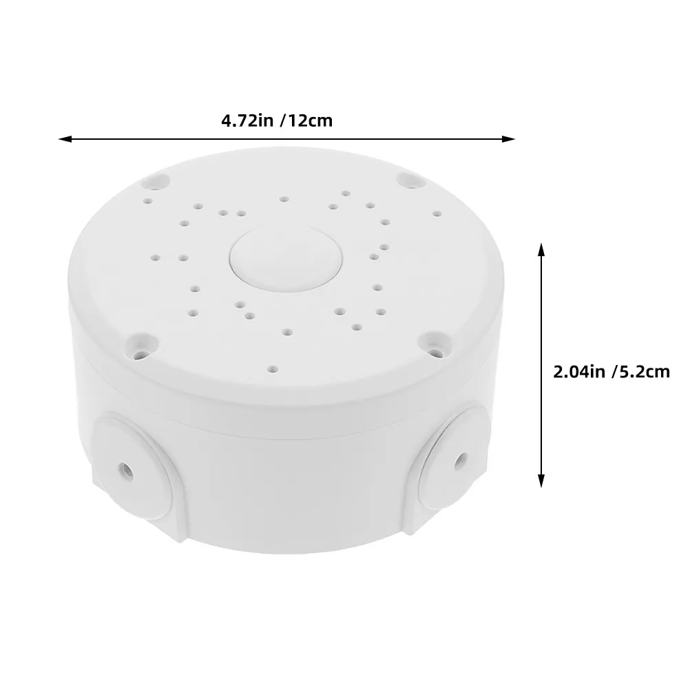 4Pcs Outdoor Dome Junction Box Waterproof Cable Management Plastic Electrical Box Security Camera Mounting Bracket