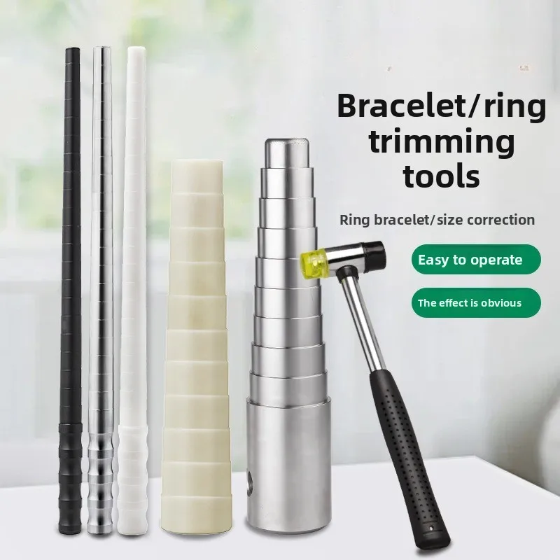 Stainless Steel Bracelet Stick Ladder Bracelet Expander Plastic Nylon Ring Size Adapter 304 Stainless Steel Ring Jewelry tools