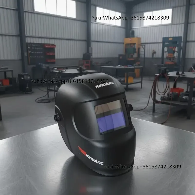 KindArc KA-1001ES Full Face Adjustable Auto-Darkening Welding Helmet with Lithium Battery and Solar Power 3-Year Warranty