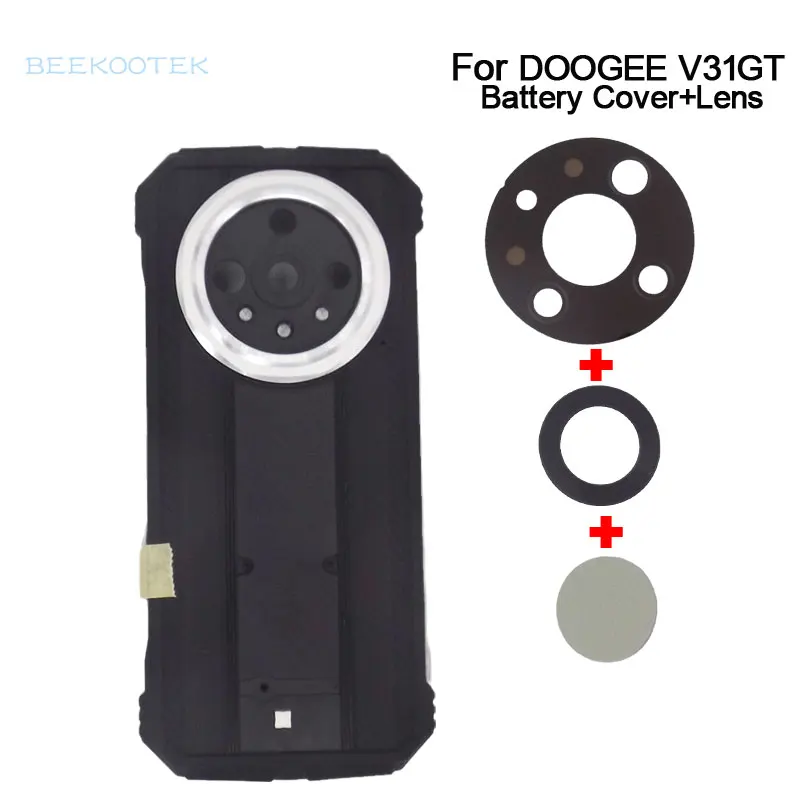 New Original DOOGEE V31GT Battery Cover Rear Camera Lens Decoration Parts Thermal Imaging Silicon Lens For DOOGEE V31 GT Phone