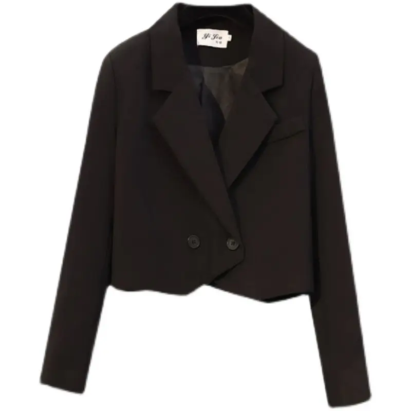 2025 Women's Blazers Spring and Autumn New Short Casual Slim Suit Solid Jacket Woman Blazer Femme