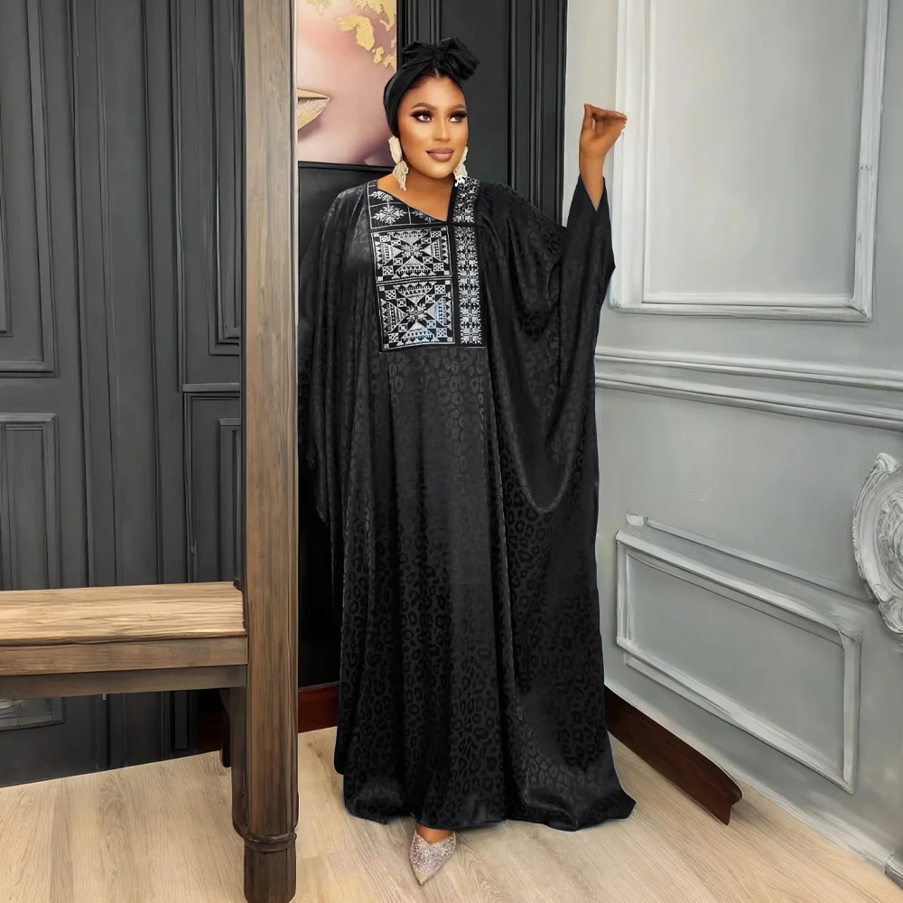 Abayas para mulheres dubai luxo 2024 africano muçulmano moda vestido caftan marocain vestidos de festa à noite boubou robe djellaba femme