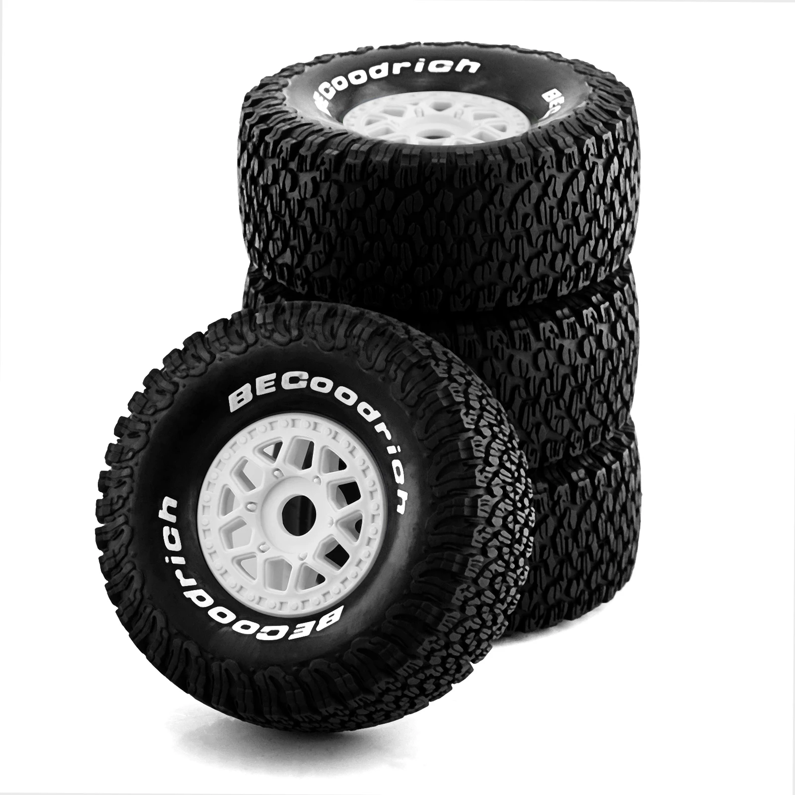 4szt. 138mm 1/7 Desert Short Course Truck Tire 17mm Wheel Hex do ARRMA Mojave TRAXXAS UDR Yikong DF7 FS Off-road Buggy RC Car