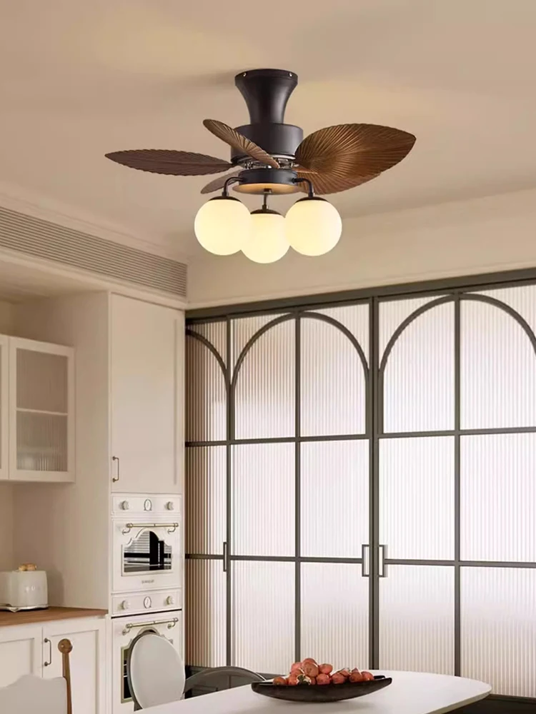 Modern Three Colour Ceiling Fan with LED Light Remote Control, Indoor Living Room, Bedroom, Kitchen Lamps, Noiseless Electric Fa