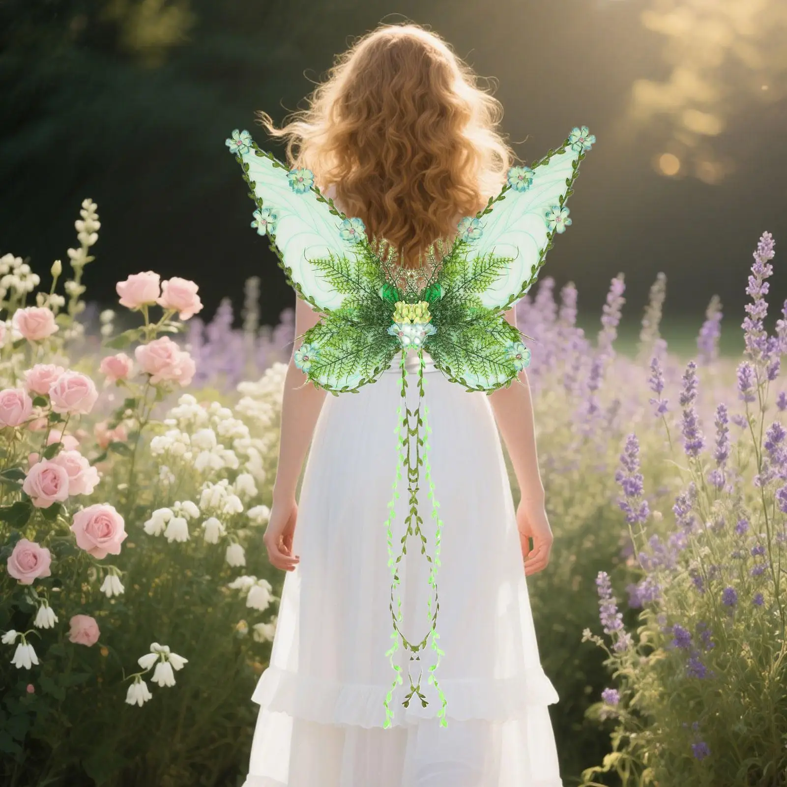 Adult Fairy Wings Fairy Costume With Vines Women's Fashion For Party Stage Performance Cosplay Holiday Pride Christmas Halloween