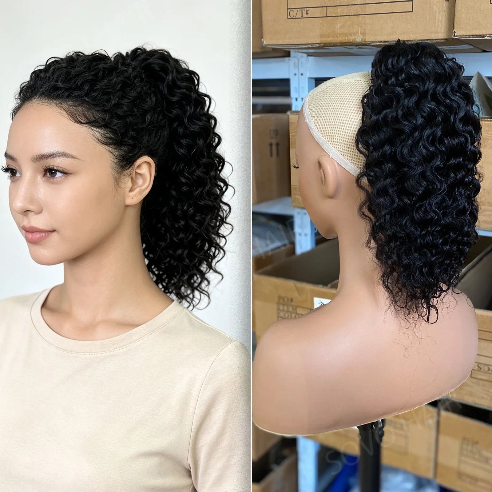 burmese-curly-drawstring-ponytail-human-hair-extension-14-short-curly-virgin-hair-piece-80g-natural-black-pony-tails-hairpieces