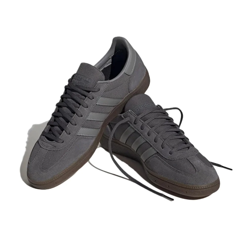 Adidas Handball Spezial Women and Men Gray Retro Low Top Lightweight Non-slip German Training Board Shoes GY7403