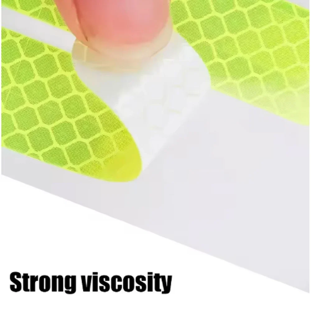 Motorcycl Helmet Safety Warning Reflective Stickers Strip Waterproof High Visibility Reflector Tape For Night Riding Walking Car