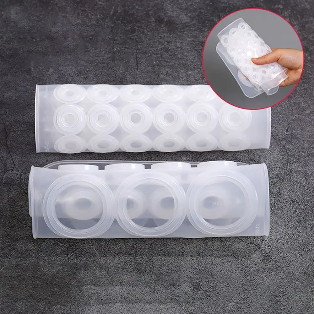 1Sheet S/L Faucet O-Ring Sealing Gasket Leak-proof Replacement Pipe Connection Gasket Silicone Elastic Faucet Leak Repair Kit