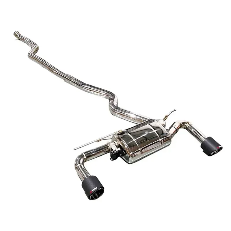 KYOSTAR Cat-Back Valvetronic Exhaust for 2015-2018 BMW F30 F31 320i 330i B48 2.0T 4-Tips (MP Type)