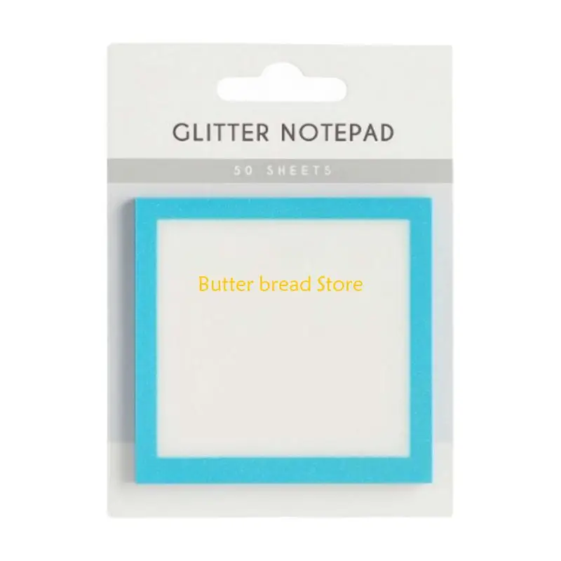 W89C Repositionable Clear Adhesive Note Memos Pad 3x3Inch Clear Adhesive Notepads