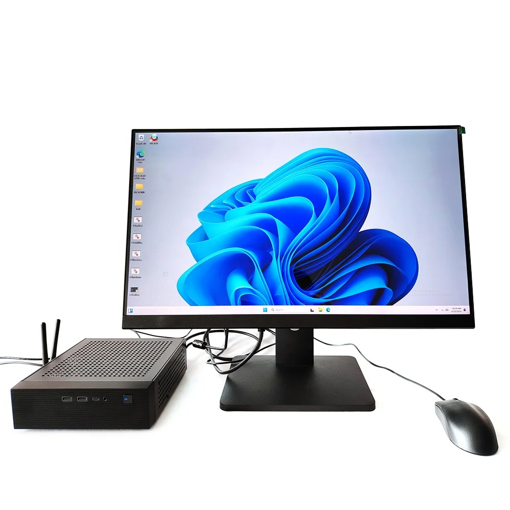

Adjustable Height 23.8\" Flat FHD 1920x1080 IPS Display USB Type C DP 100/300/500 Megapixel Camera Microphone For Office