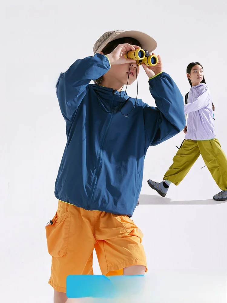 

Lightweight Outdoor Children's Jacket with Hood Spring Style Boys And Girls Clothes Upper Body Outerwear Purrfect Diary