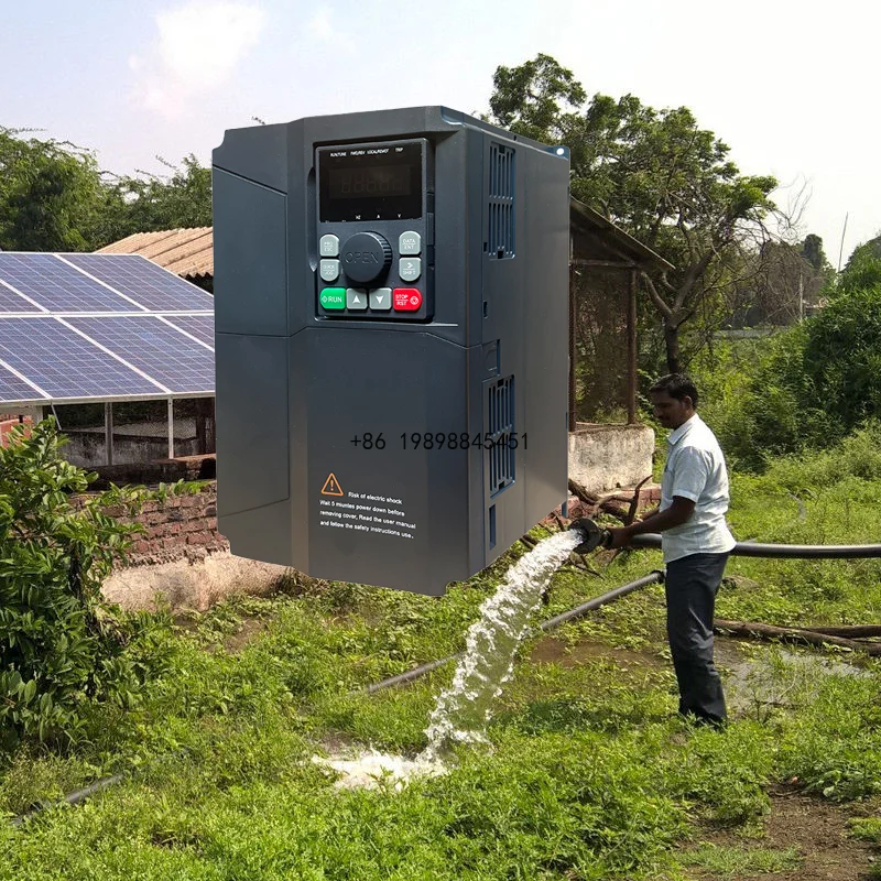 MPPT Solar Pump Inverter 380V Variable Frequency Drive Off Grid DC Input SolarVFDfor Agricultural Irrigation Deep Well WaterPump