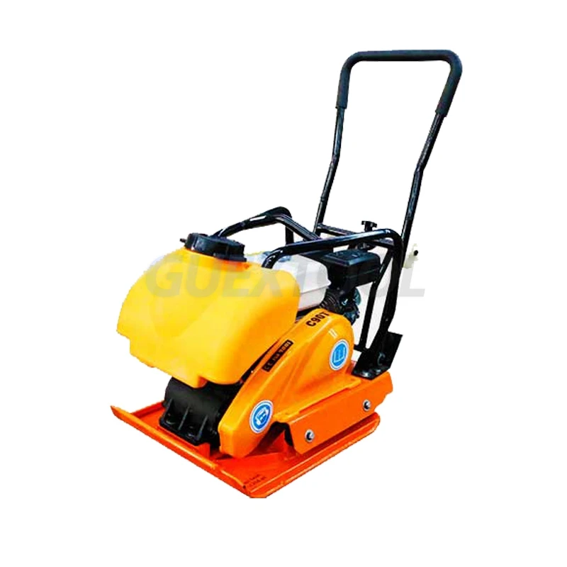 Asphalt Road Backfill Soil Vibration Plate Compactor Power Tools 5500W Gasoline Plate Compactor Small Compaction Plate Compactor