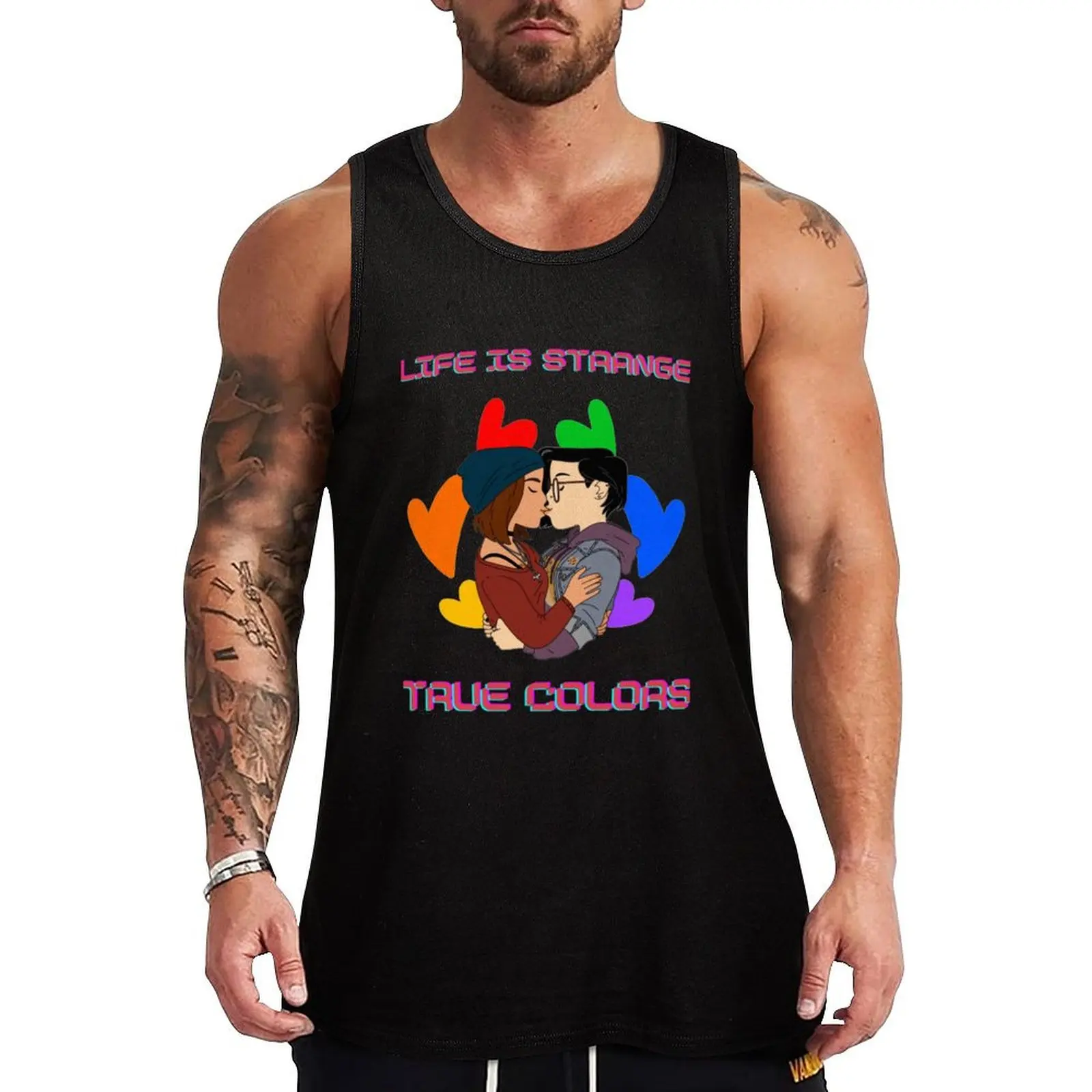 

Life is Strange True Colors Tank Top t-shirt for men gym wear men gym t-shirts man