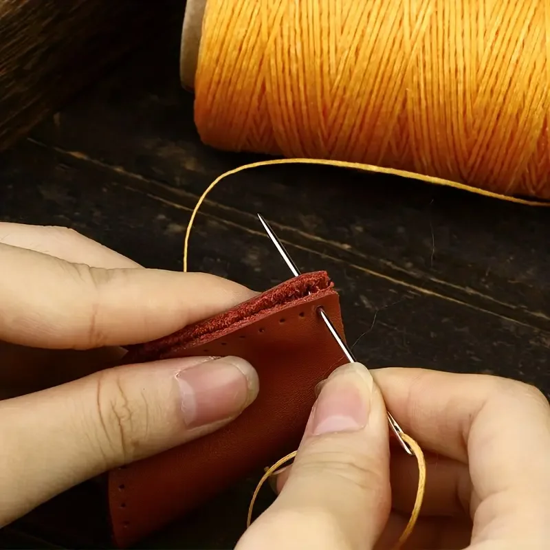 150D Leather Sewing Waxed Thread-Practical Long Stitching Thread For Leather Craft DIY/Shoe Repairing/Leather Projects/Book