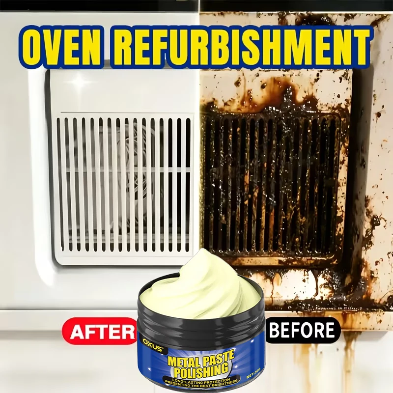Miracle Cleaning Paste Deeply Heavy Oil Stains Remover Gentle Formula Cleaner Household Bathroom Kitchen Cookware Cleaning Tools