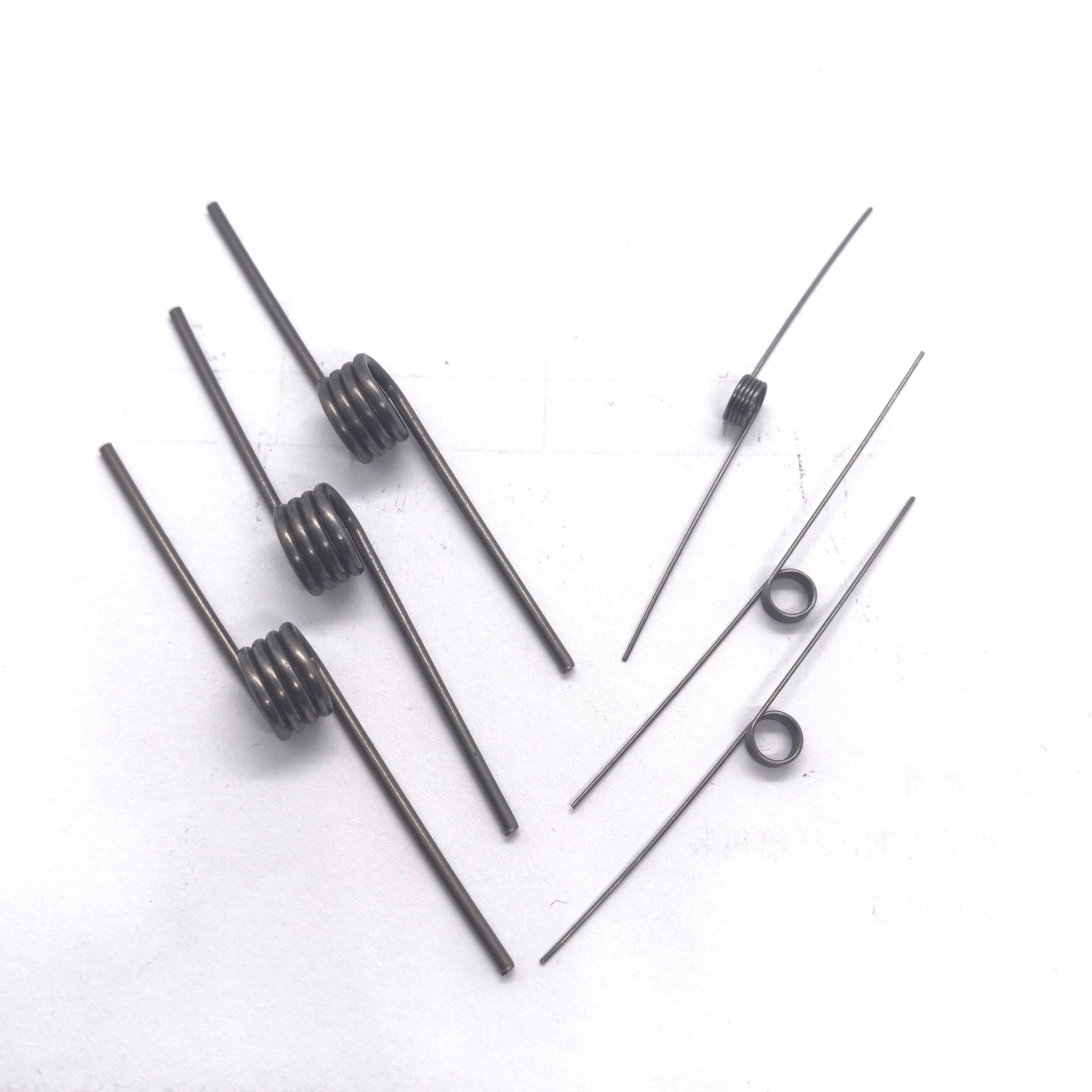 Wire Diameter 0.8mm Left rotation Torsion Spring 65Mn Spring steel V-shaped Spring Reset Small Torsion Spring Customized 10pcs