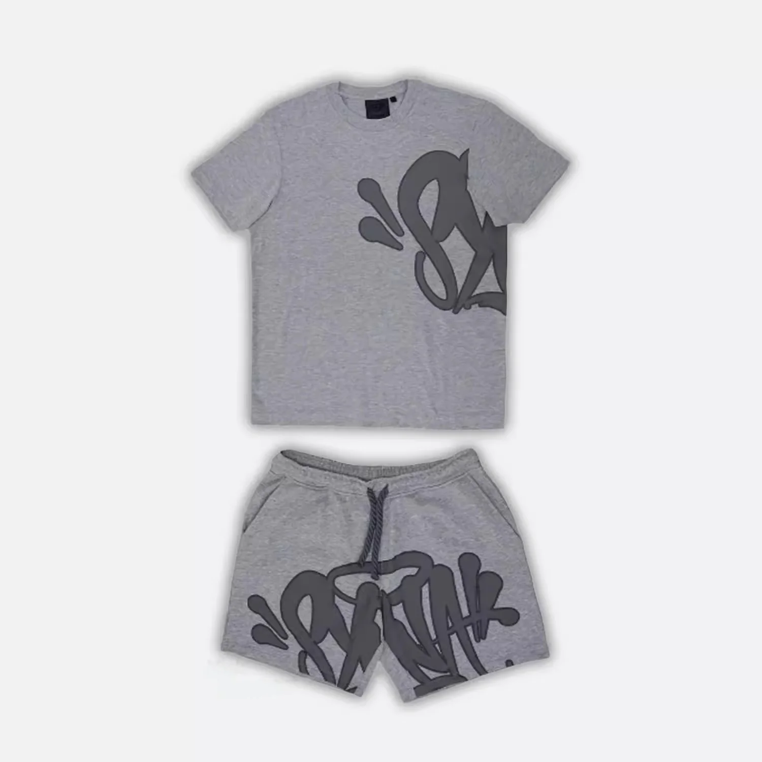 

Sy Naworld Drill American Hip Hop Print ort Sve T irt orts Мужской летний модный комплект Повседневная спортивная одежда Молодежная