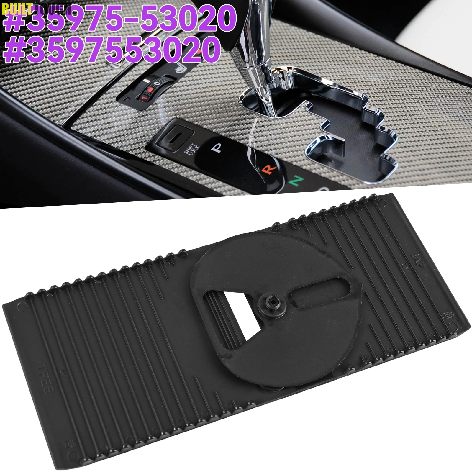 Automatic Gear Shift Console Slide Dust Position Cover 35975-53020 For LEXUS IS350 IS250 Isf 2006-2013 3597553020 Accessories