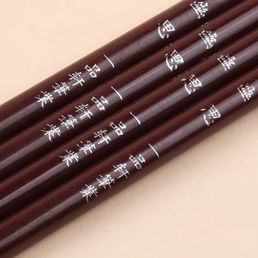 2pcs Soft Hair Chinese Brush Imitation Rabbit Hair 0.5cm Painting Pen for Chinese Classical Traditional Hook Line Pen Office