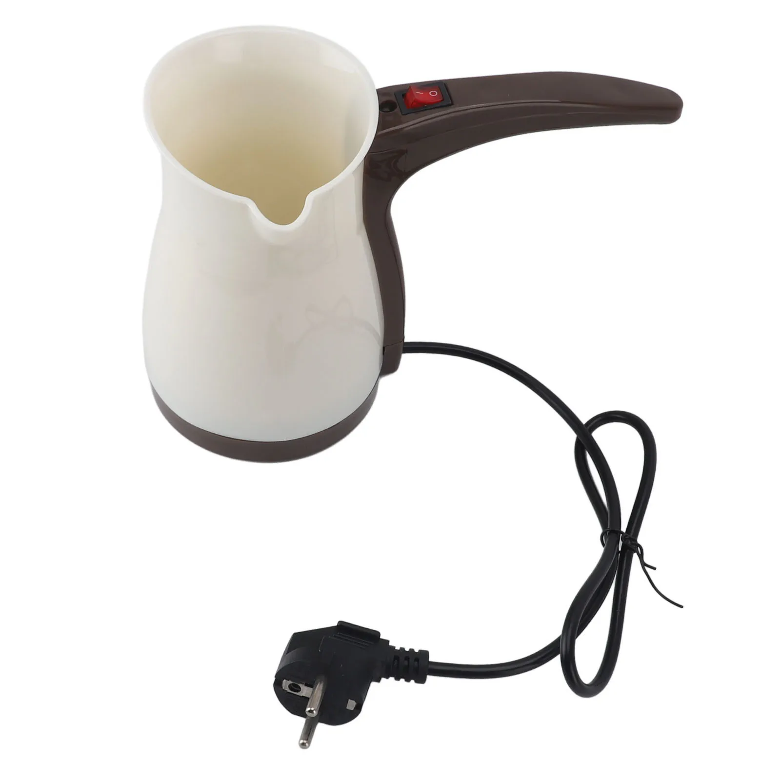 إبريق قهوة كهربائي سعة 500 مل مع مقبض من الفولاذ المقاوم للصدأ لصنع القهوة الكهربائية غلاية شاي ساخنة