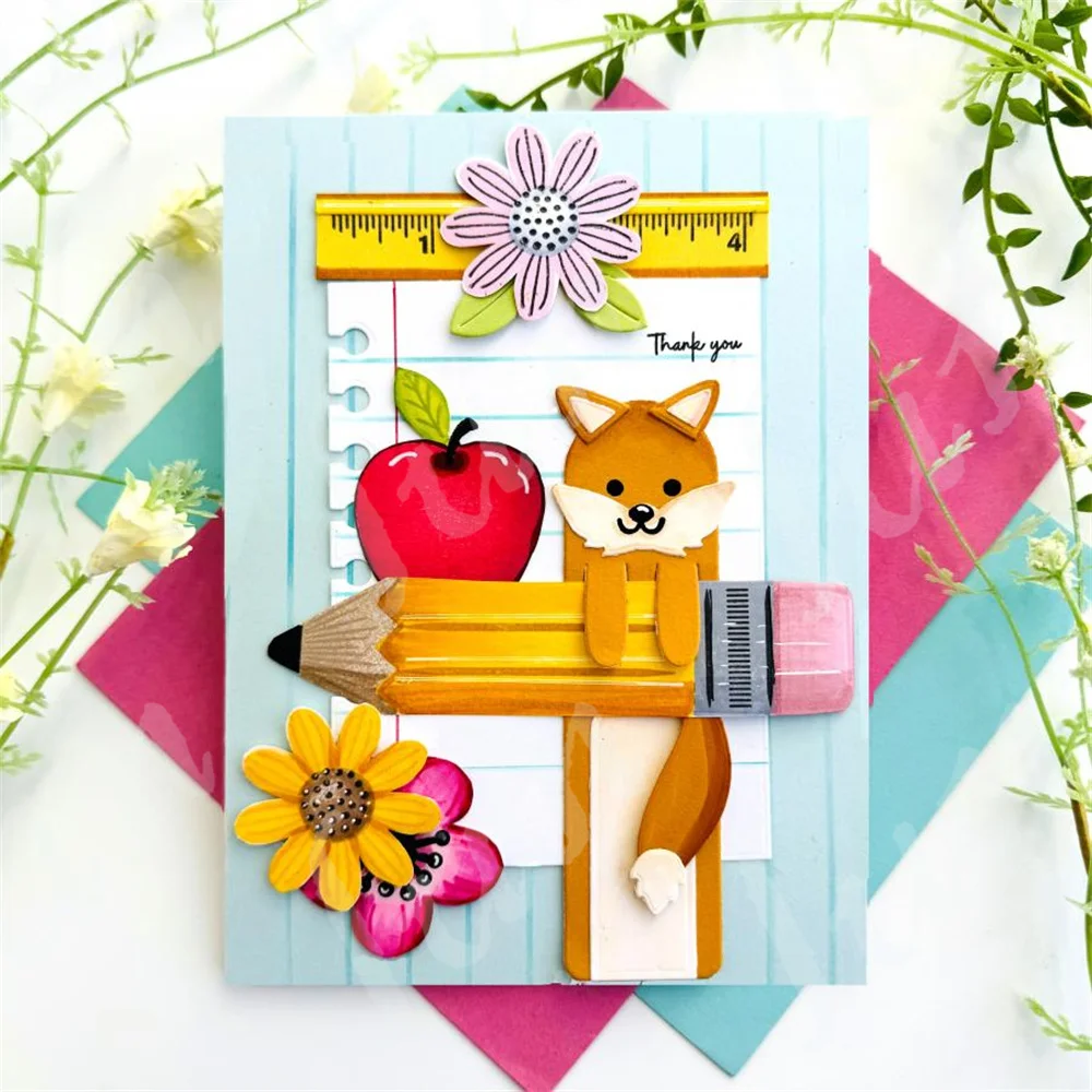 Happy Mother's Day Sentiments Clear Stamps Big Bloom Notebook Die Cutting DIY Scrapbook Hot Foil Plates and Dies Stencil Crafts