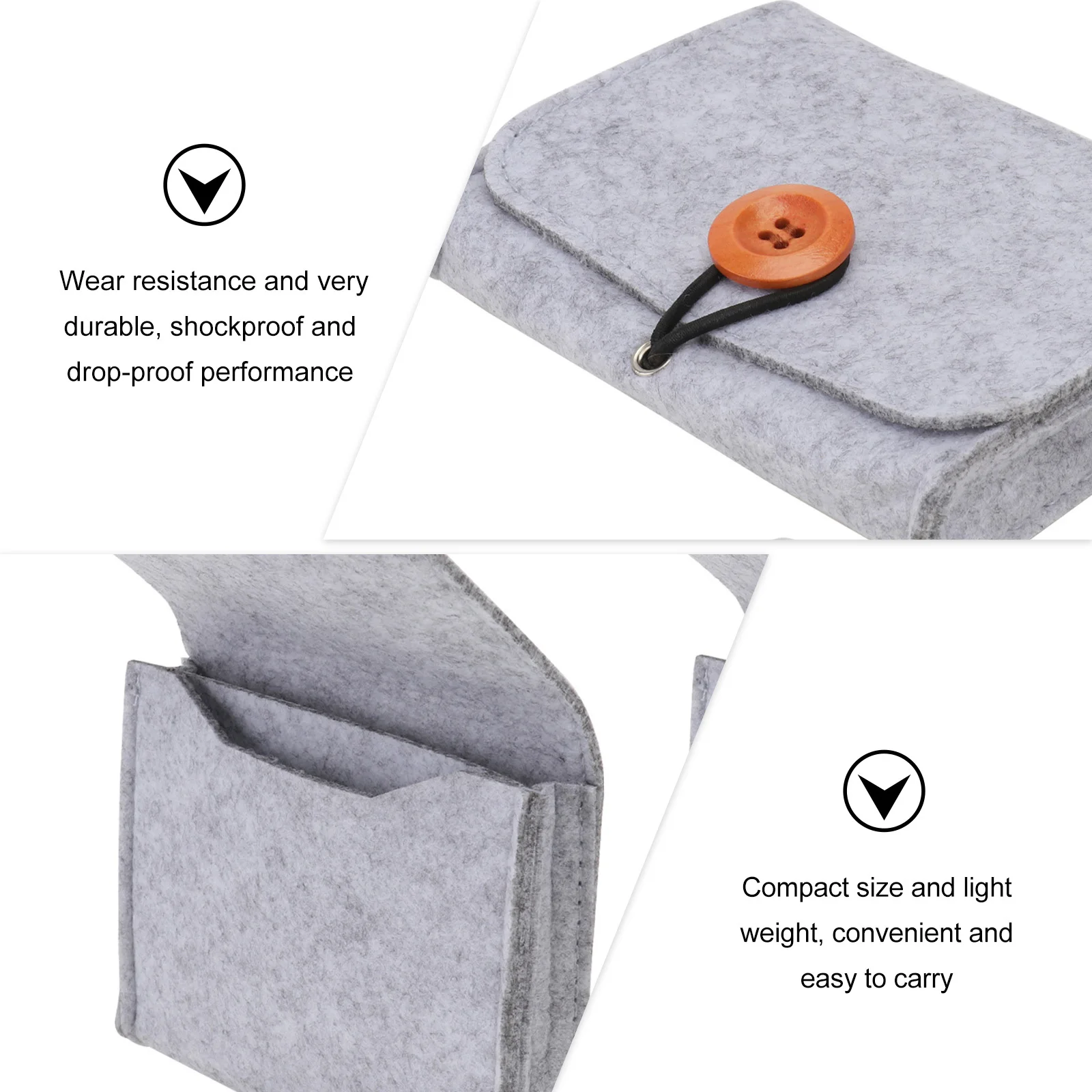 

2Pcs Essential Oil Carrying Bag Shockproof Drop Resistant 6 Bottle Capacity Travel Storage Pouch Wear Resistant Design