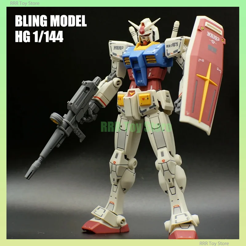 BLING Model SHANSHAN SS HG 1/144 RX-78-2 Beyond Global Assembly Model Kit Action Figures Robot Plastic Model Toys Customized