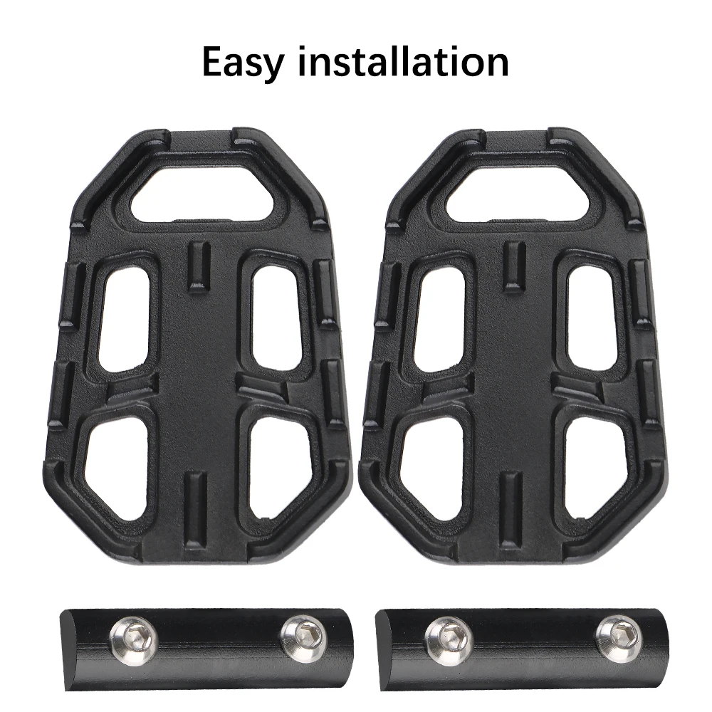 دواسات Footpegs ملحقات الدراجات النارية دواسات الدراجة النارية من سبائك الألومنيوم سهلة التركيب أجزاء عالمية معدلة باستخدام الحاسب الآلي