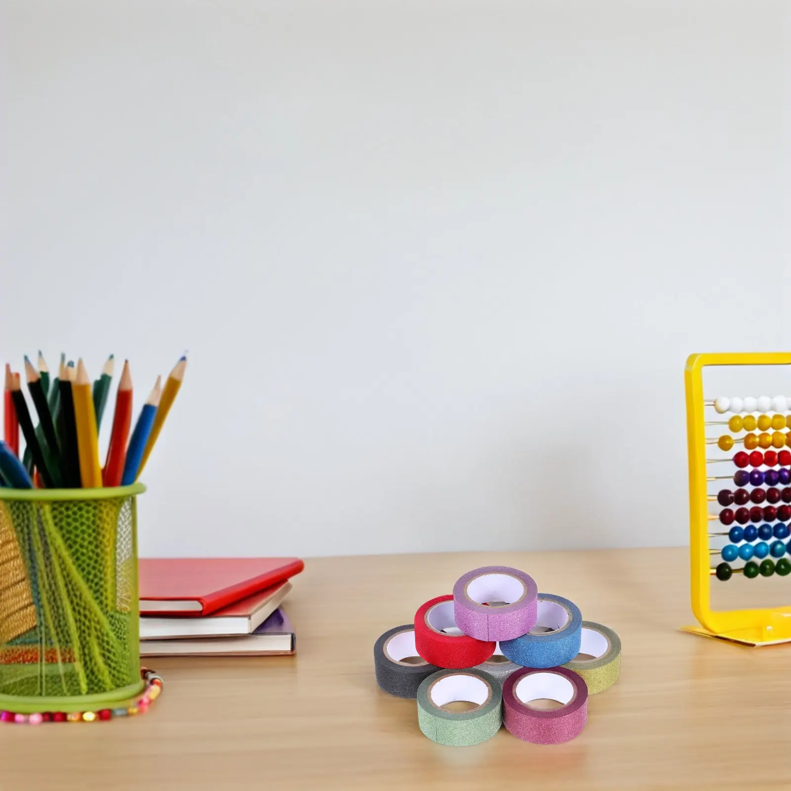 

8 Rolls Glitter Washi Tape 15Mm X 5M Vibrant Chunky Glitter Decorative Tape for Card Making Notebooks Gift Wrapping Scrapbook