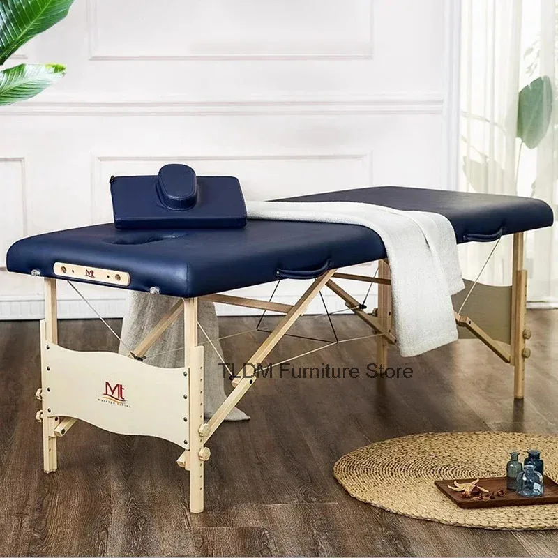 Bed Simplicity Portable Tabat Medical Examination Table Professional Stretcher Spa Massage Cover Katlanır Yatak Manicure Tattoo