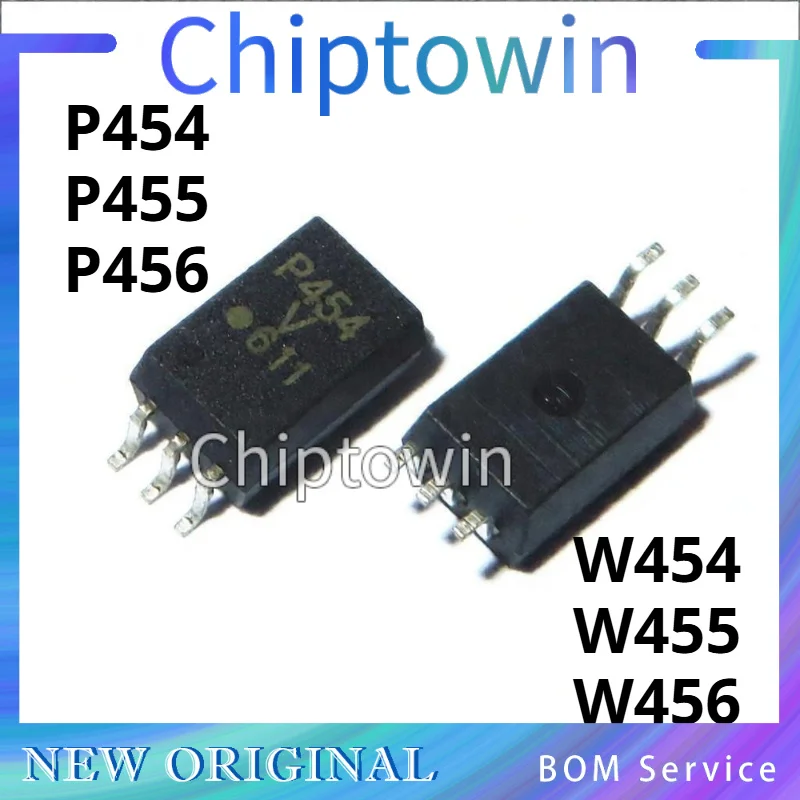 5/50/500 pcs P454 P455 ACPL-P456-560E P456V ACPL-W456 W455 W454 SOP-6 Optocoupler Original In Stock W7