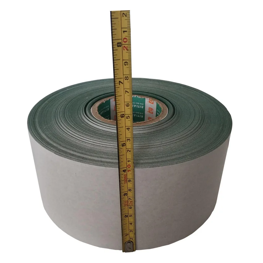 100 متر/لفة 18650 21700 بطارية ليثيوم ملصق عازل، ورق شعير هايلاند ملفوف بظهر لاصق