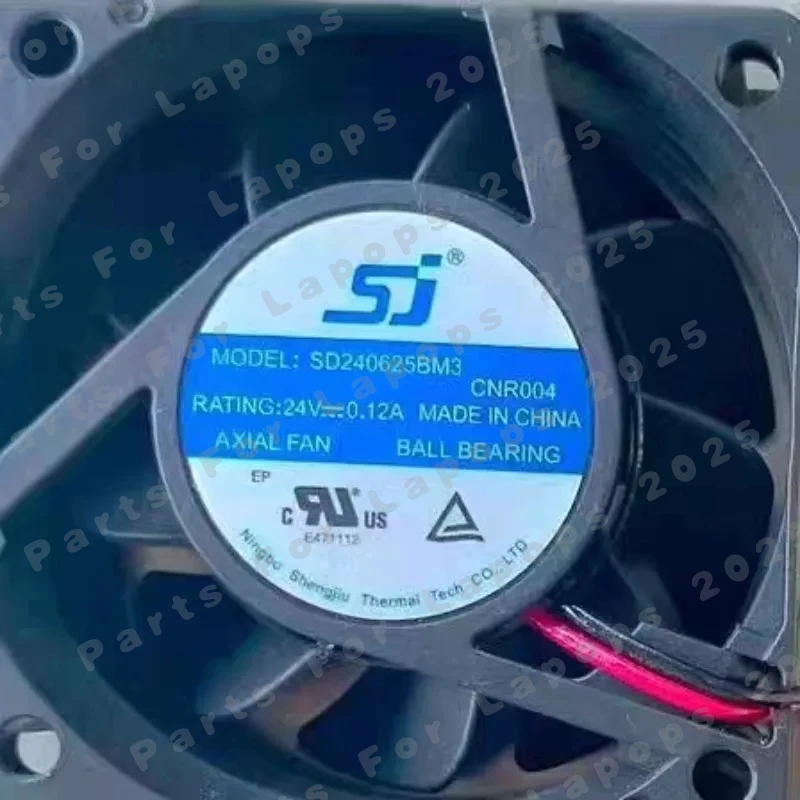 

d+New Cooler Fan for Sj SD240625BM3 6025 6CM 24V 0.12A Frequency Converter Cooling Fan 60*60*25MM