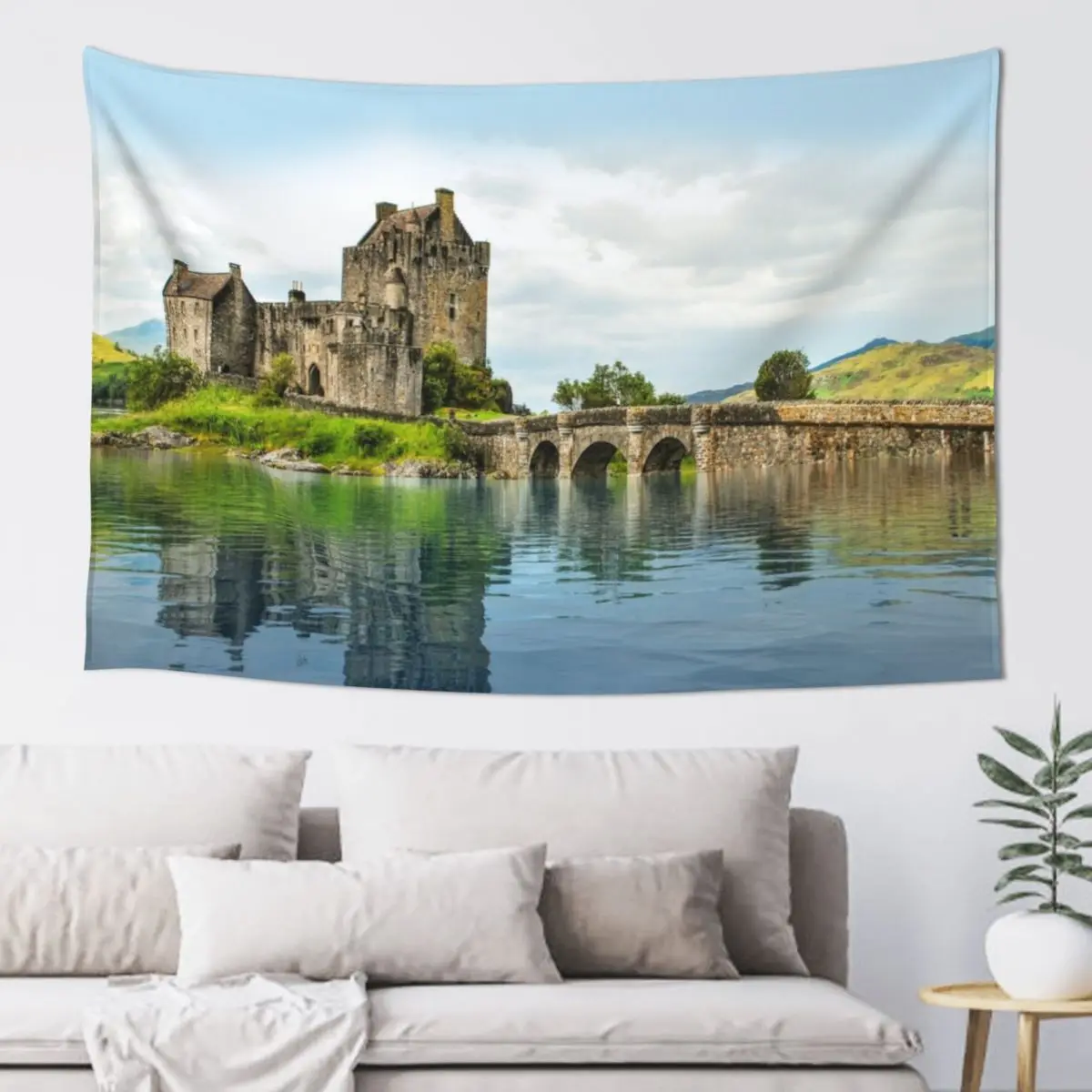 

Eilean Donan Castle Tapestry Christmas Decoration Room Decor For Girls Decorations For Room Room Decor Cute Tapestry