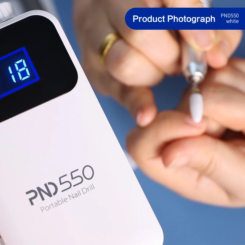 Perceuse à ongles électrique professionnelle sans fil, 30000 tr/min, Machine Portable et Rechargeable pour ongles en Gel acrylique