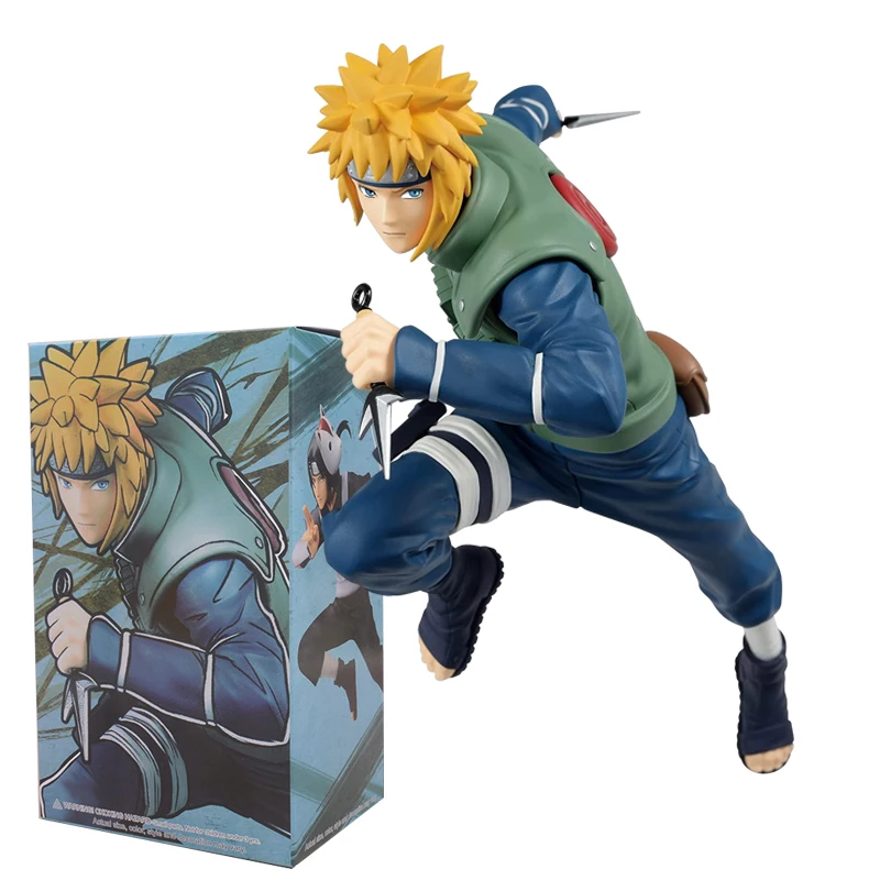 Bandai-figura de acción japonesa de Naruto, modelo de colección de PVC de 19cm, adornos, juguetes, regalos