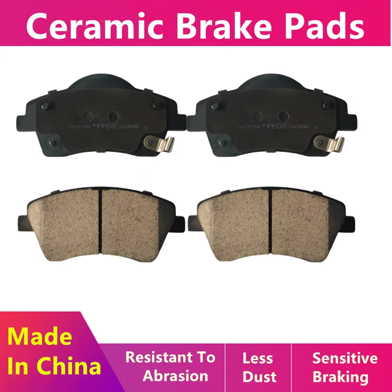 Ceramic Brake Pads For Geely Xingrui Preface 1.5t 2.0t/2020 2021 2022 2023 2024/Auto Parts Front/Rear